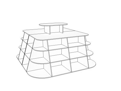 Торговая тумба